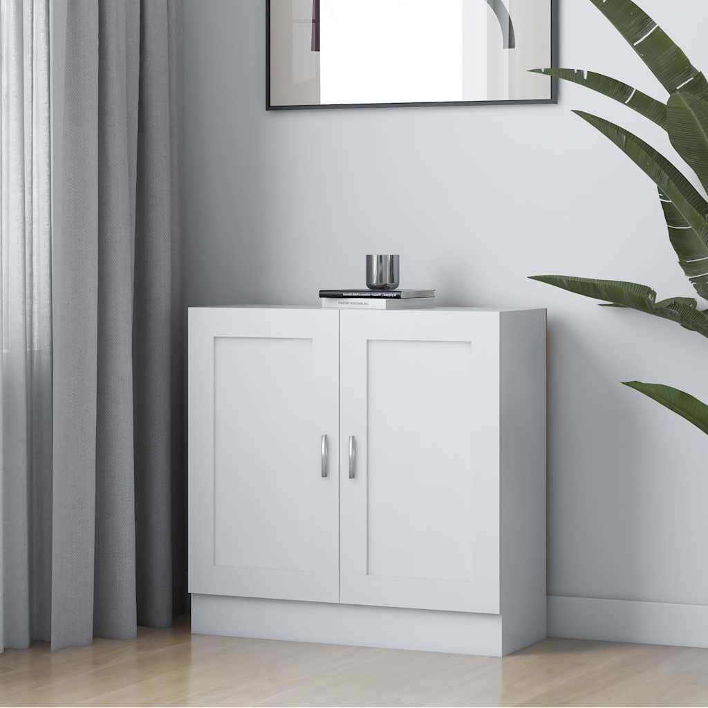 Walplus Engineered Wood Book Cabinet - White - 82.5 x 30.5 x 80 cm