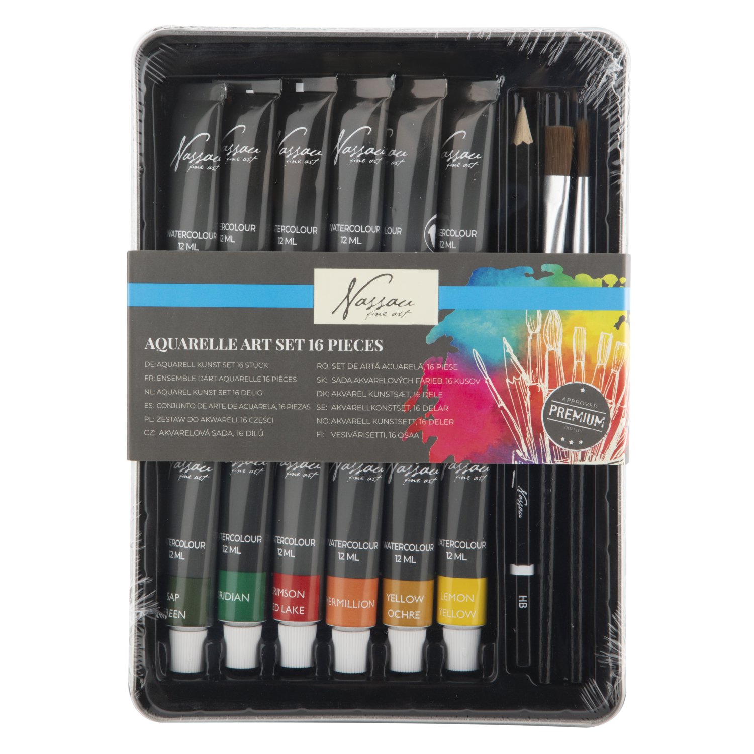 Totum Aquarel Paint Art Craft Activity Set - 16 Piece