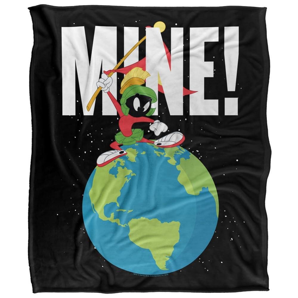 Looney Tunes Marvin The Martian Mine! Soft Touch Blanket - 152cm x 127cm