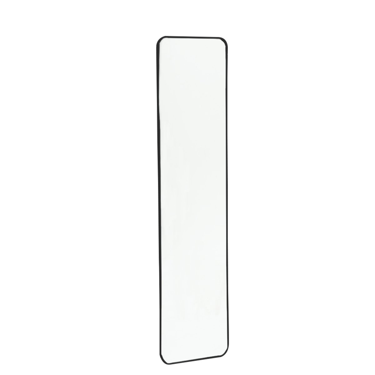 Living and Home Wall Mounted Full Length Mirror - Black