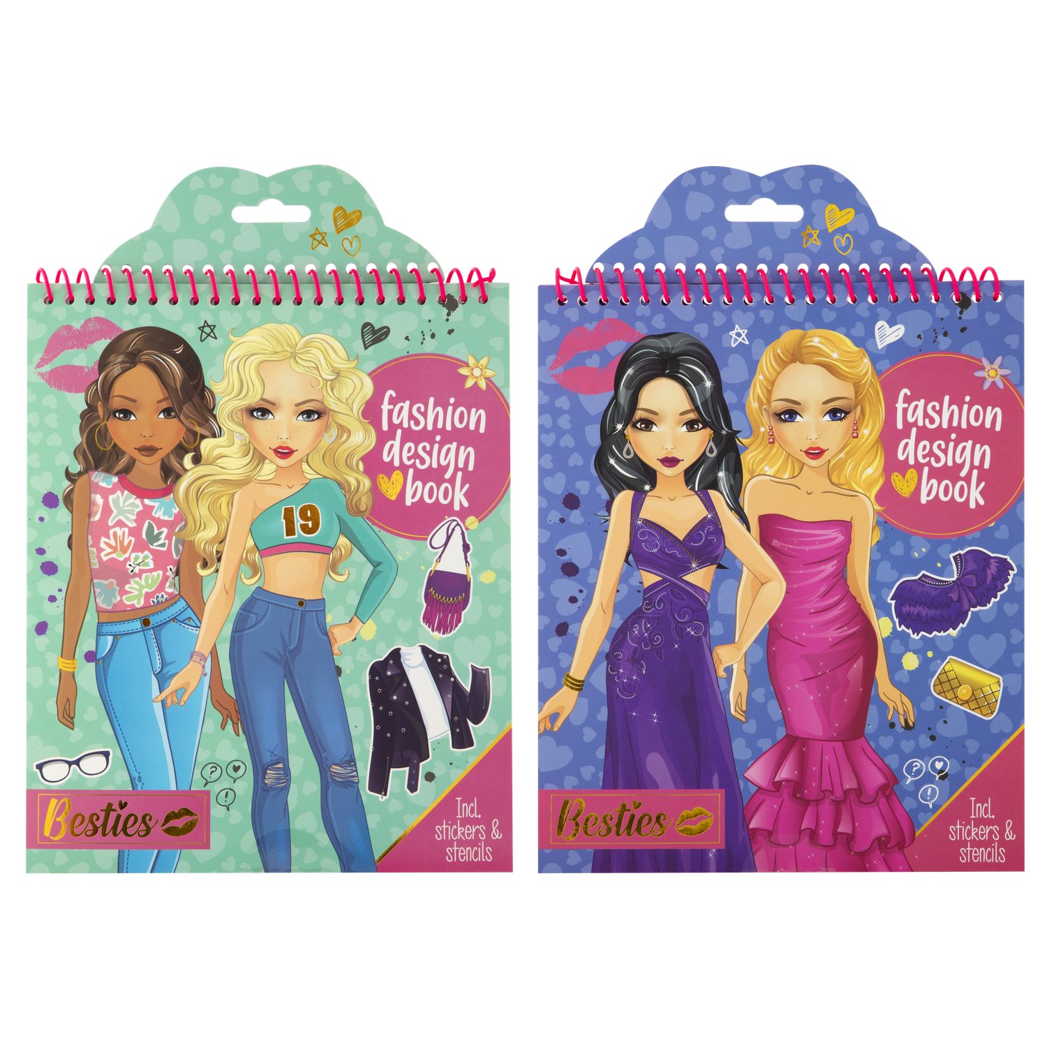 Totum Besties Fashion Designer Book Craft Activity Set