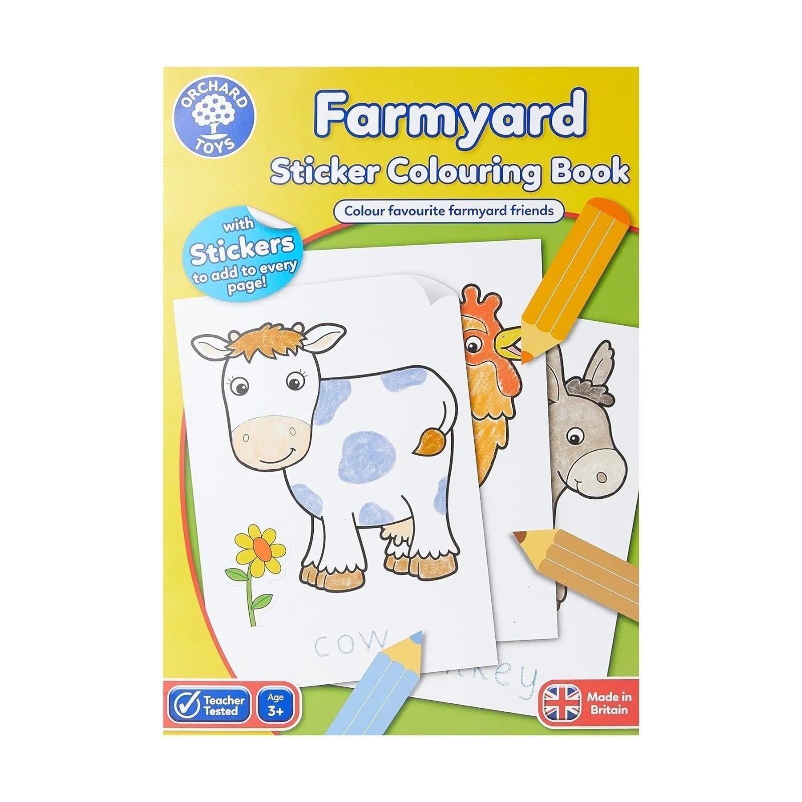 Orchard Toys Farmyard Sticker And Colouring Book