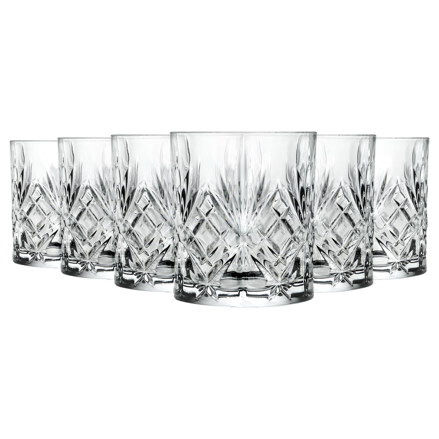 RCR Crystal Melodia Whisky Glasses 240ml - Pack of 6