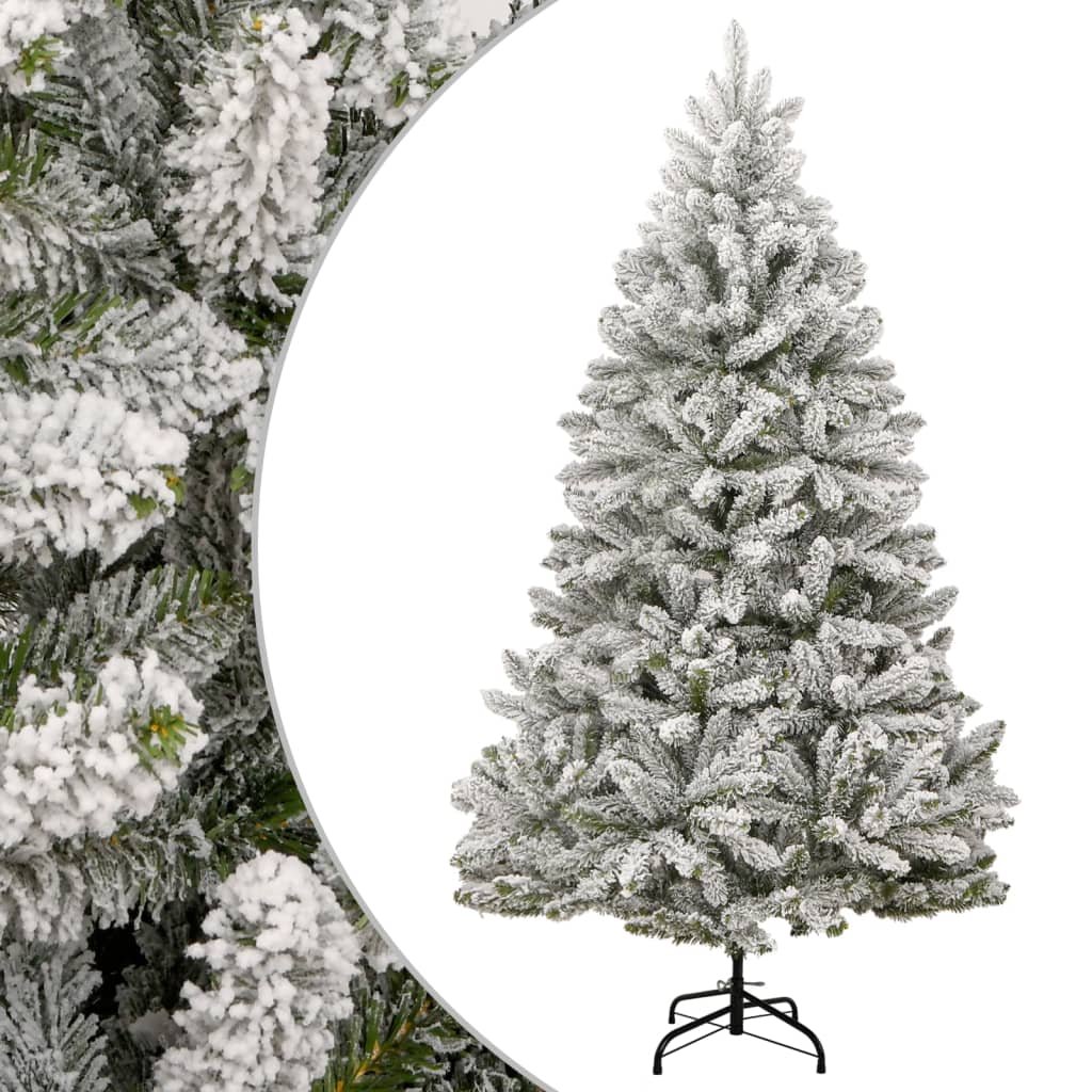 Walplus 1680 Branch Tips Hinged Artificial Christmas Tree - White - 240 cm