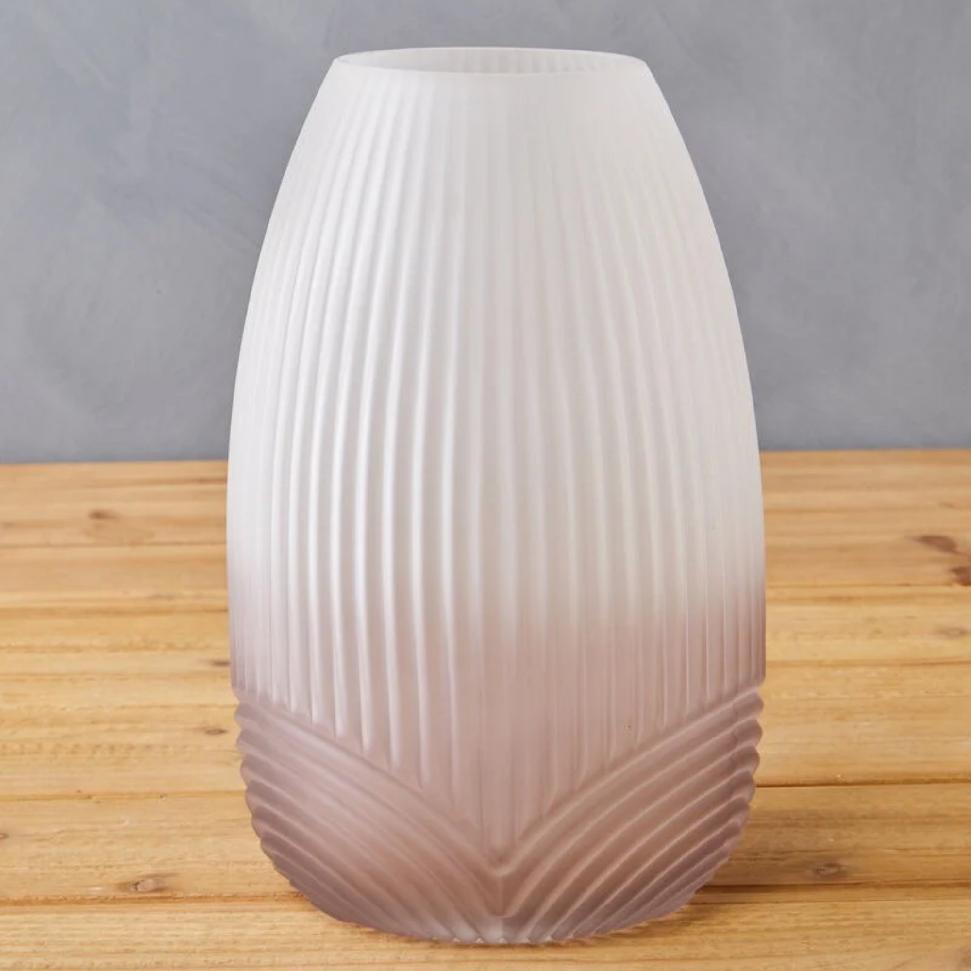 Orsina Blyth Small Glass Vase - Grey