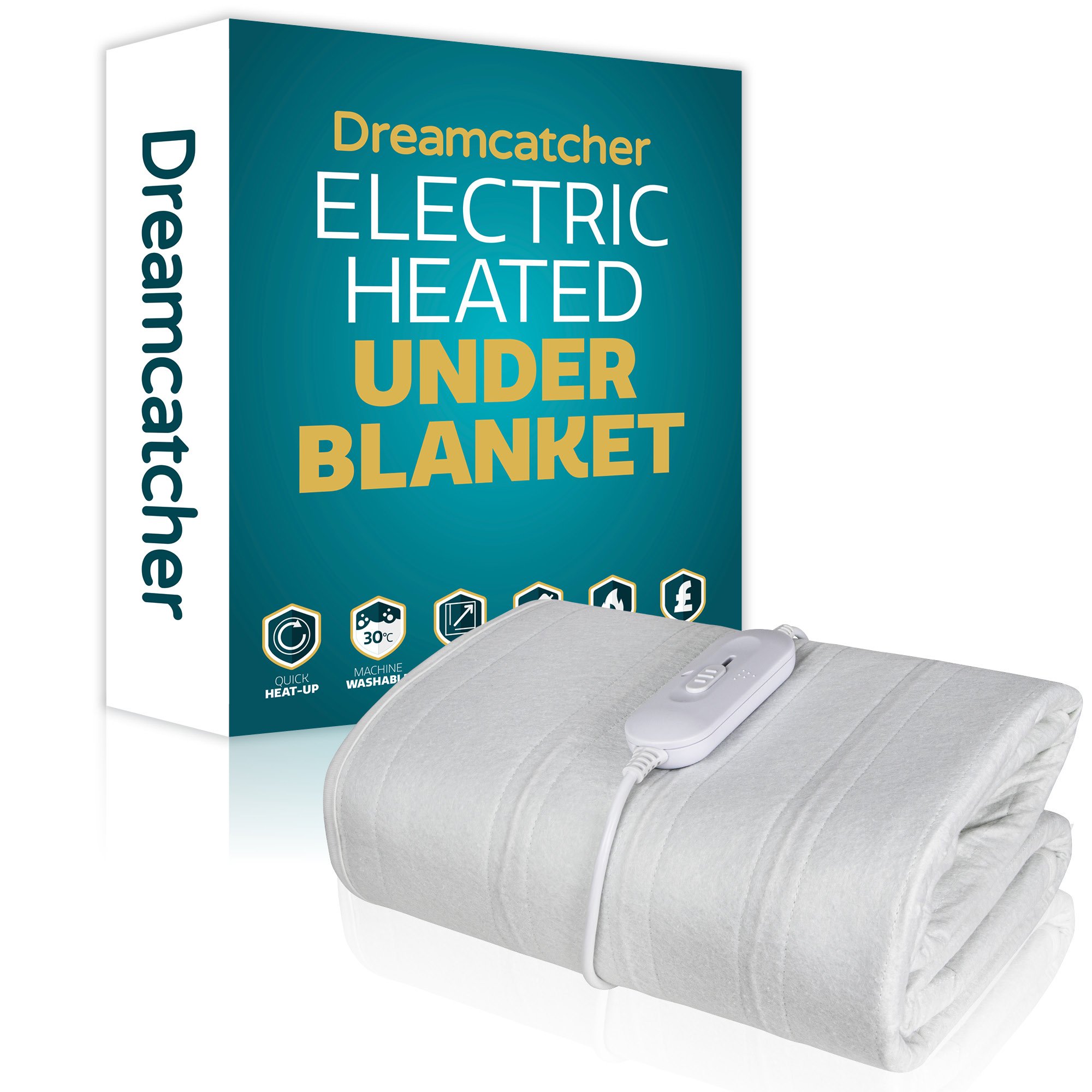 Dreamcatcher Heated Electric Blanket Soft Polyester - King