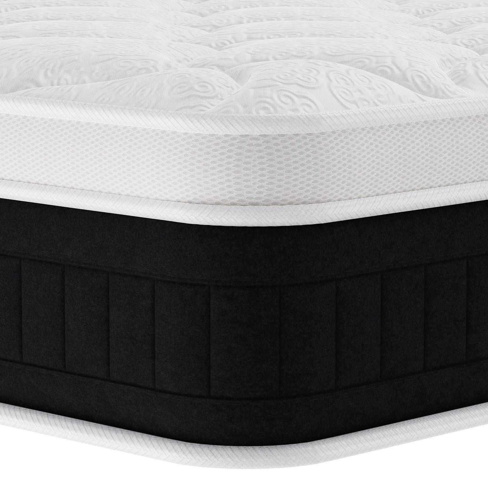 Rattantree 25cm Memory Foam Pocket Spring Hybrid Mattress - King Size