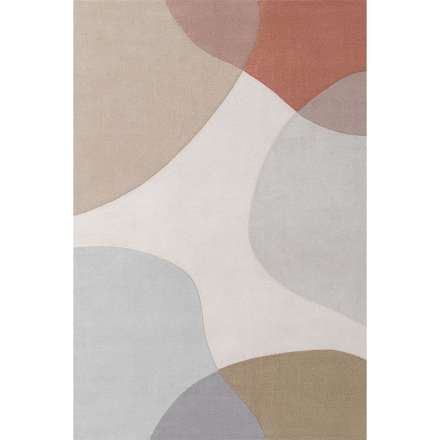 Ted Baker Blue Hackney Clarissa Hand Woven Abstract Wool Rug - 120 x 170cm