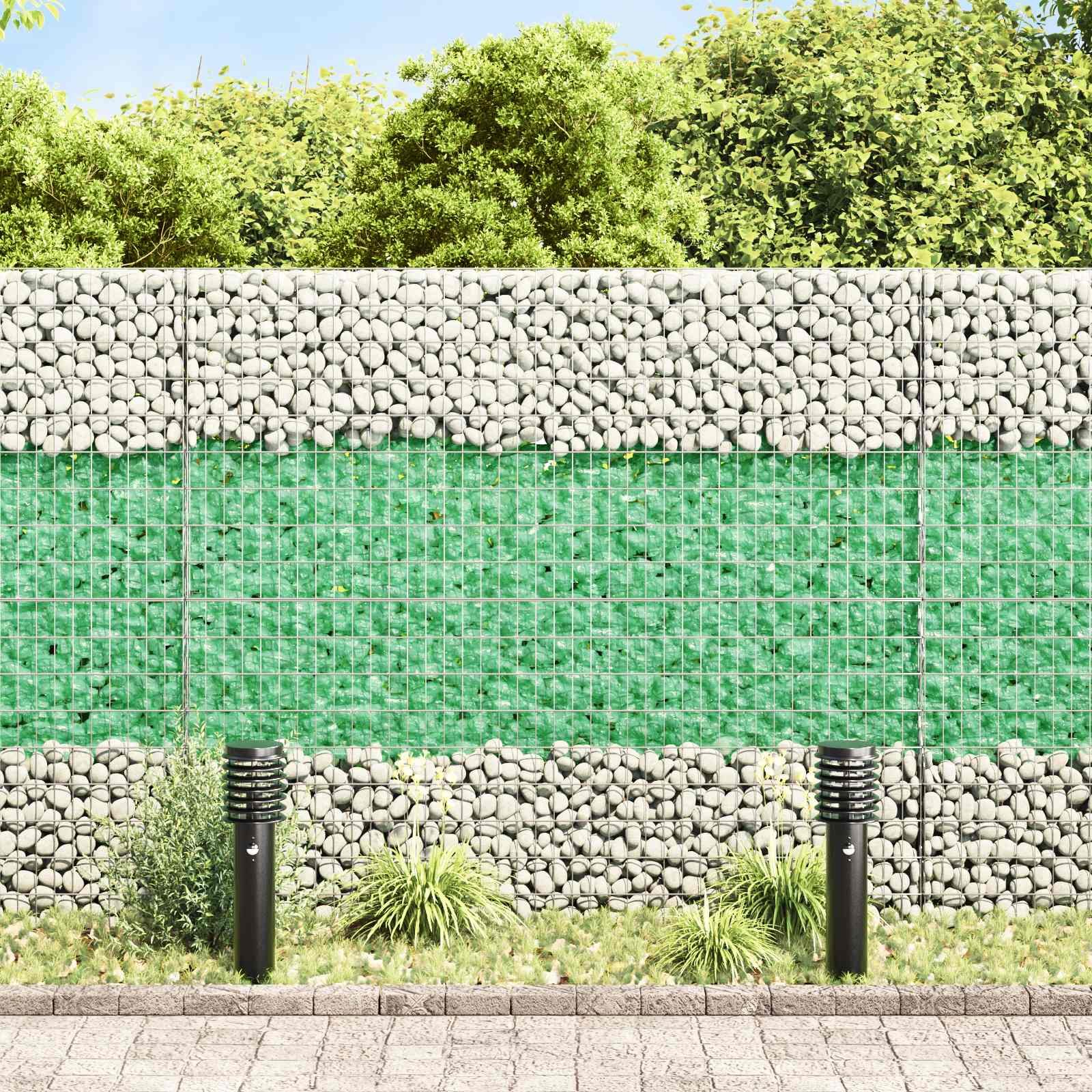 Walplus Glass Garden Stones - Light Green - 12 cm