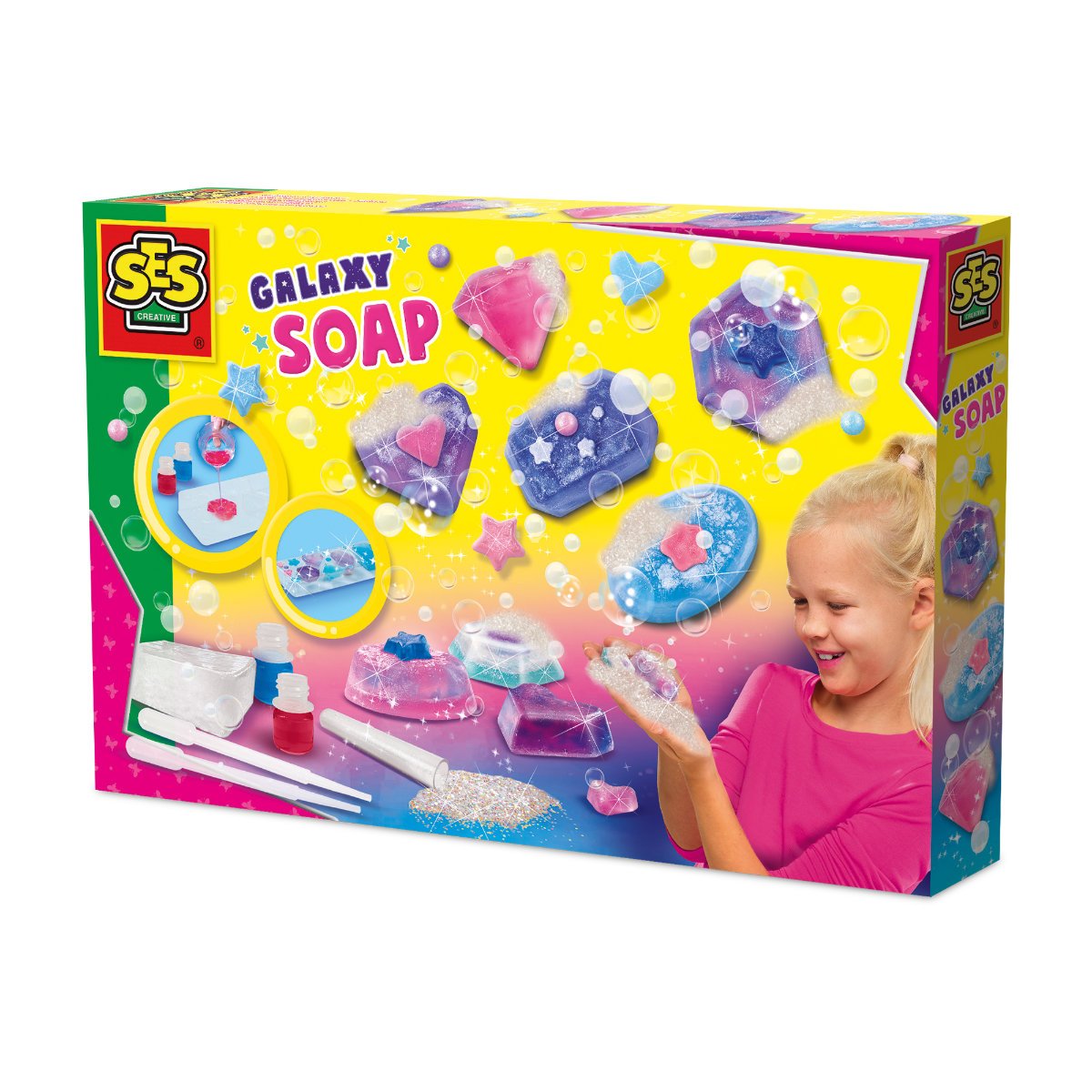 SES Creative Making Galaxy Soaps Activity Set - Age 7+