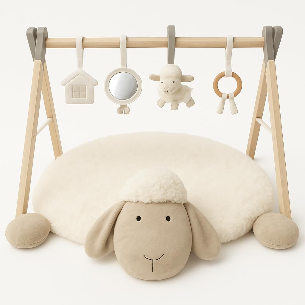 BooBoo Baby Ewe and Me Activity Baby Gym Play Mat