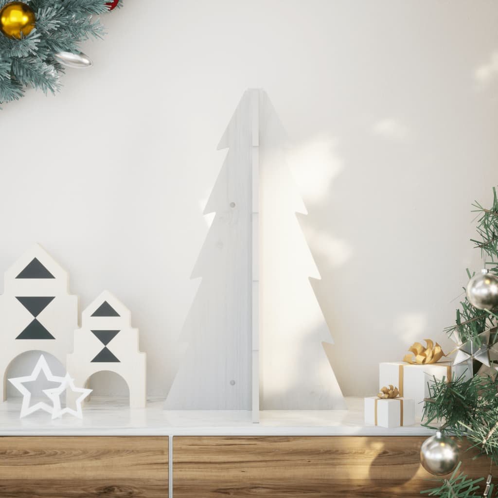 Walplus Artificial Christmas Tree - White - 69.5 cm
