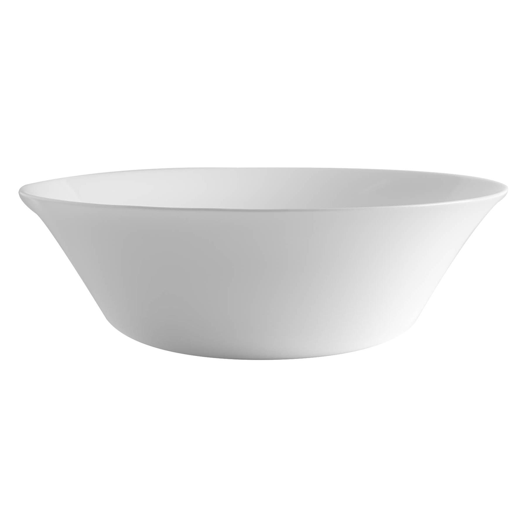 Bormioli Rocco White Moon Glass 27cm Serving Bowl