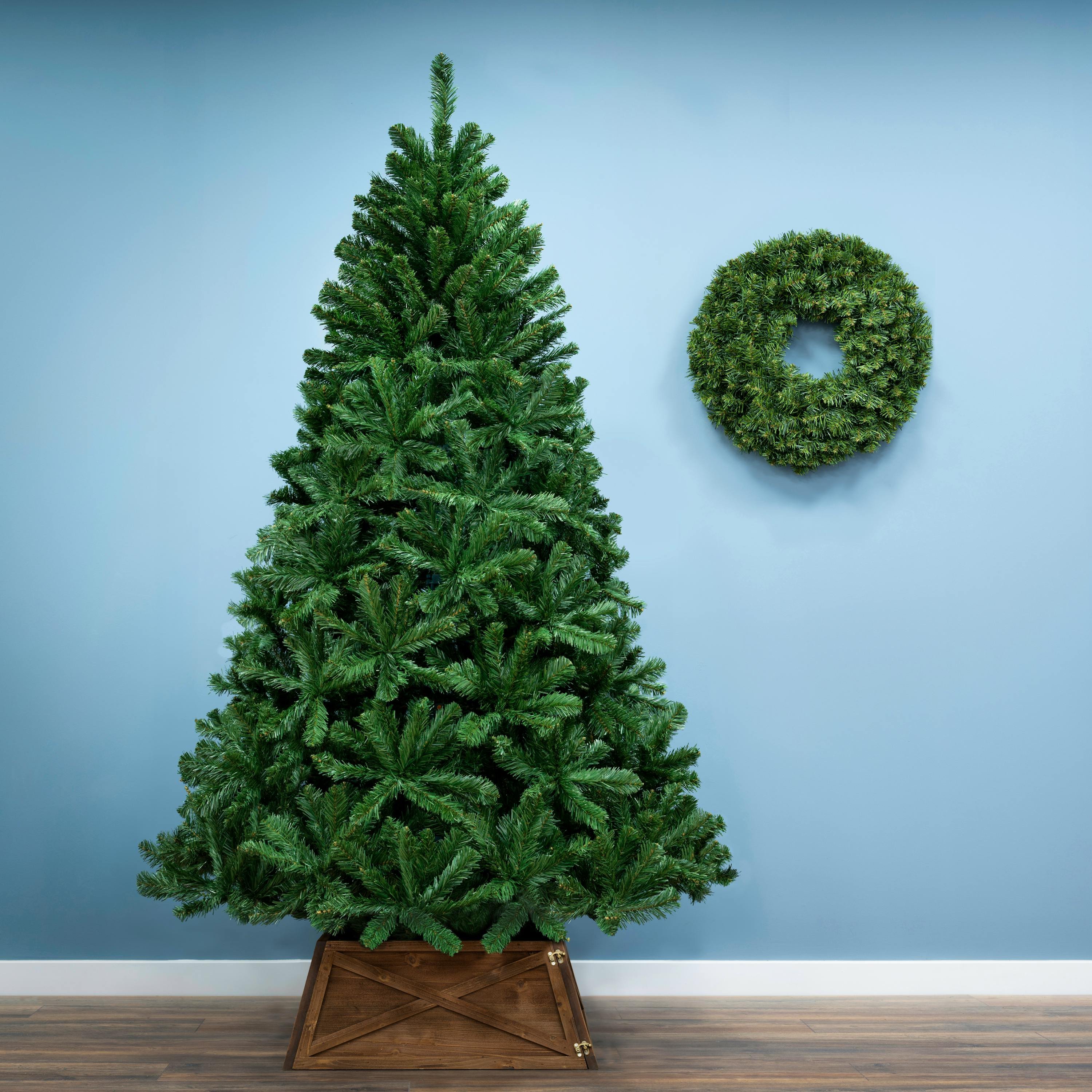 Christmas Tree World 18ft Arbor Vitae Fir Hook-On Branches Tree