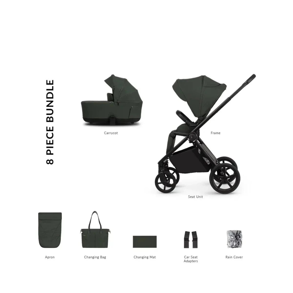 Venicci Claro 2 2-in-1 Travel System - Forest