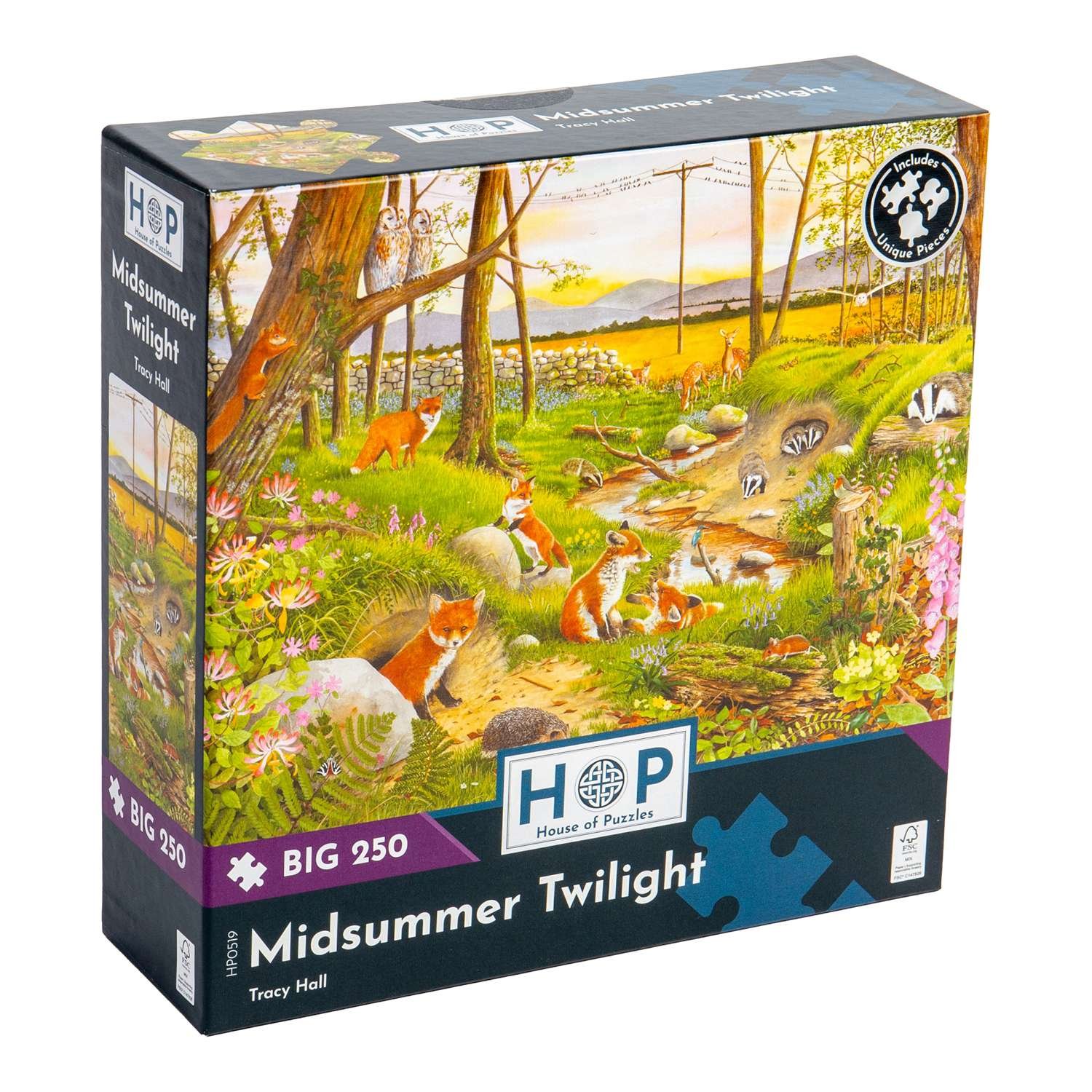 The House of Puzzles Midsummer Twilight BIG 250 Puzzle 3 Years +