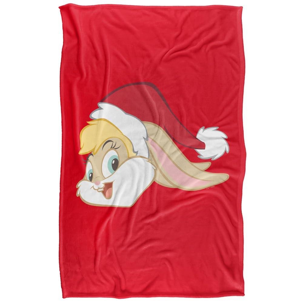 Looney Tunes Lola Bunny Santa Hat Soft Touch Blanket - 147cm x 91cm