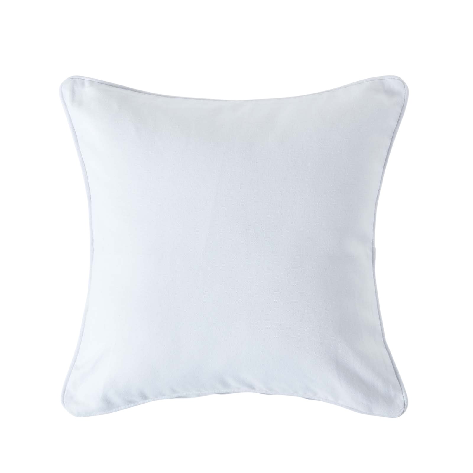 Homescapes Off White Cotton Plain Cushion Cover - 60 x 60 cm