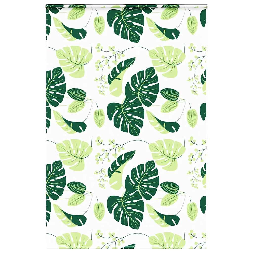 Walplus Cassette PEVA Green Leaves Shower Roller Blind - 150 x 240 cm