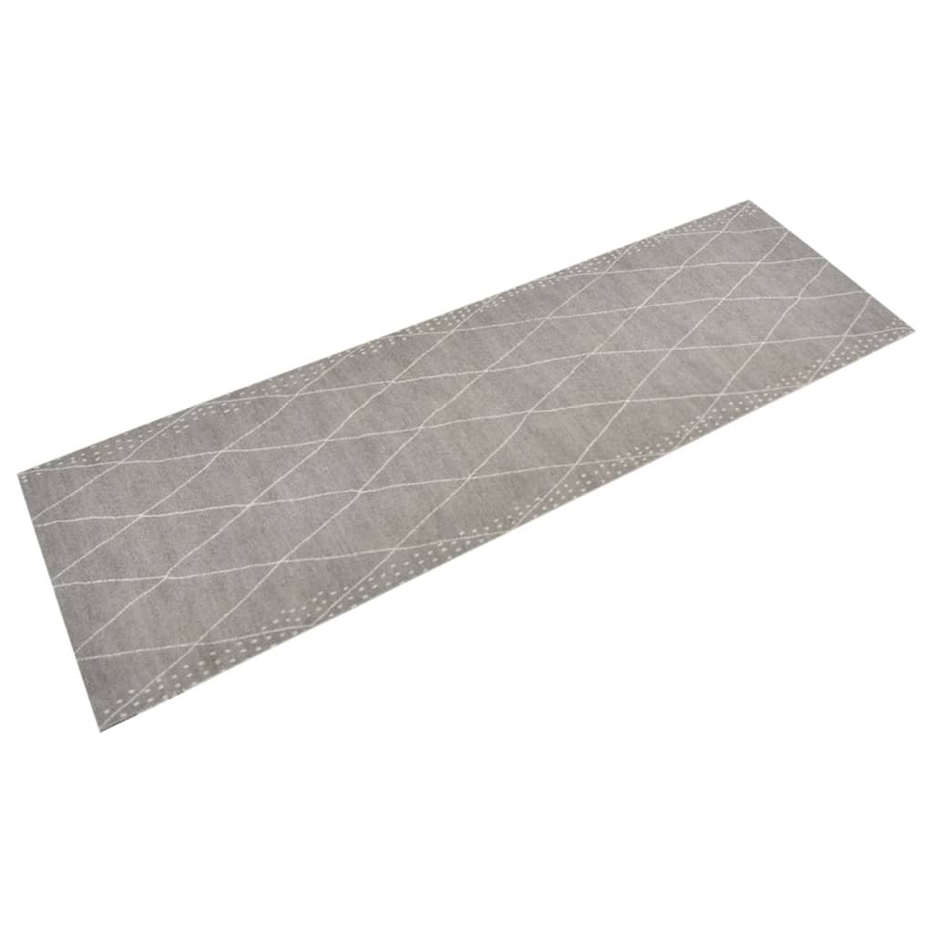 Walplus Rhombus Velvet Kitchen Rug - 180 x 60 cm
