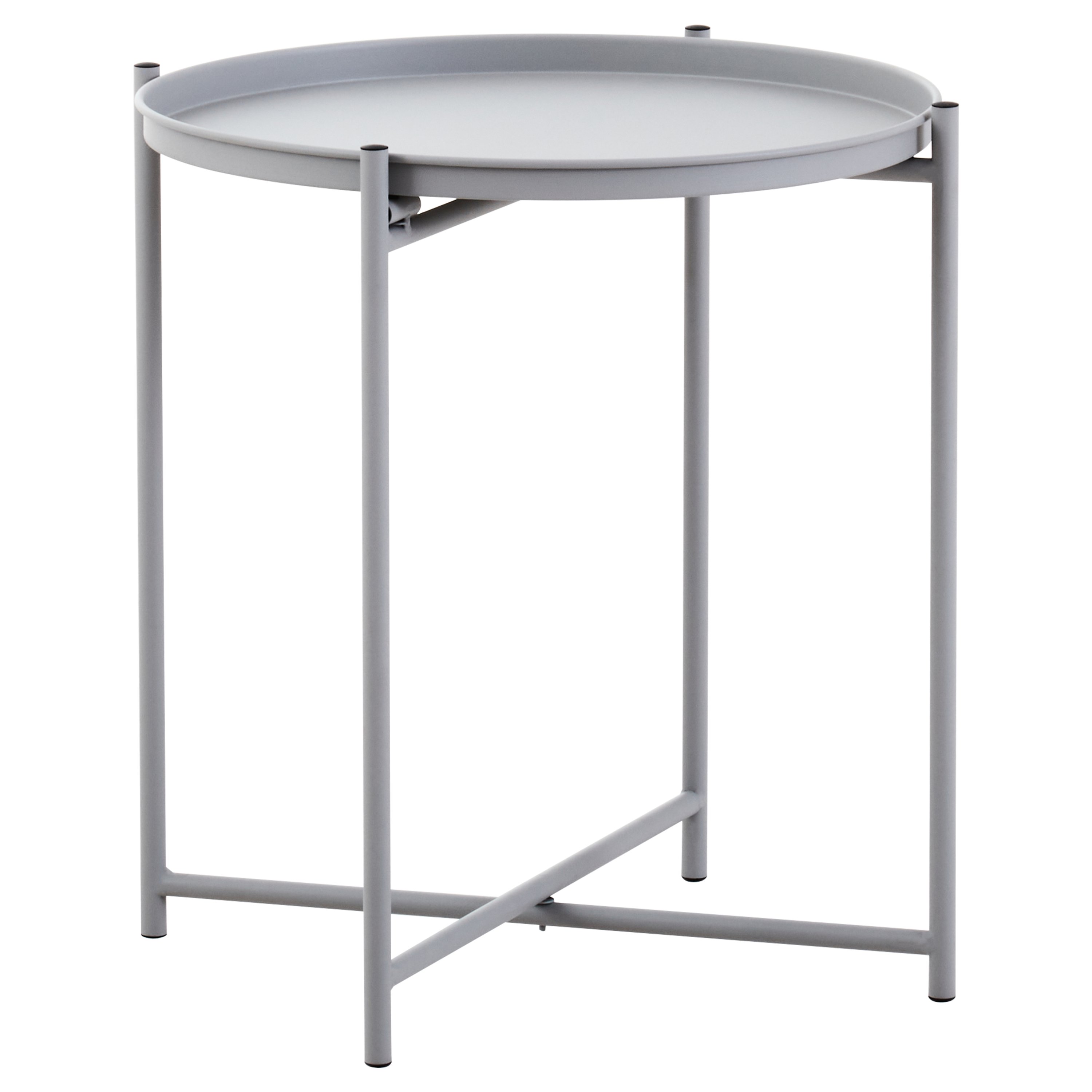 Orsina Trosa Iron Side Table - Grey
