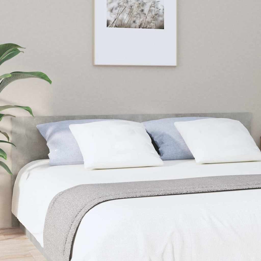 Walplus Engineered Wood Bed Headboard - Granite Grey - 200 x 1.5 x 80 cm