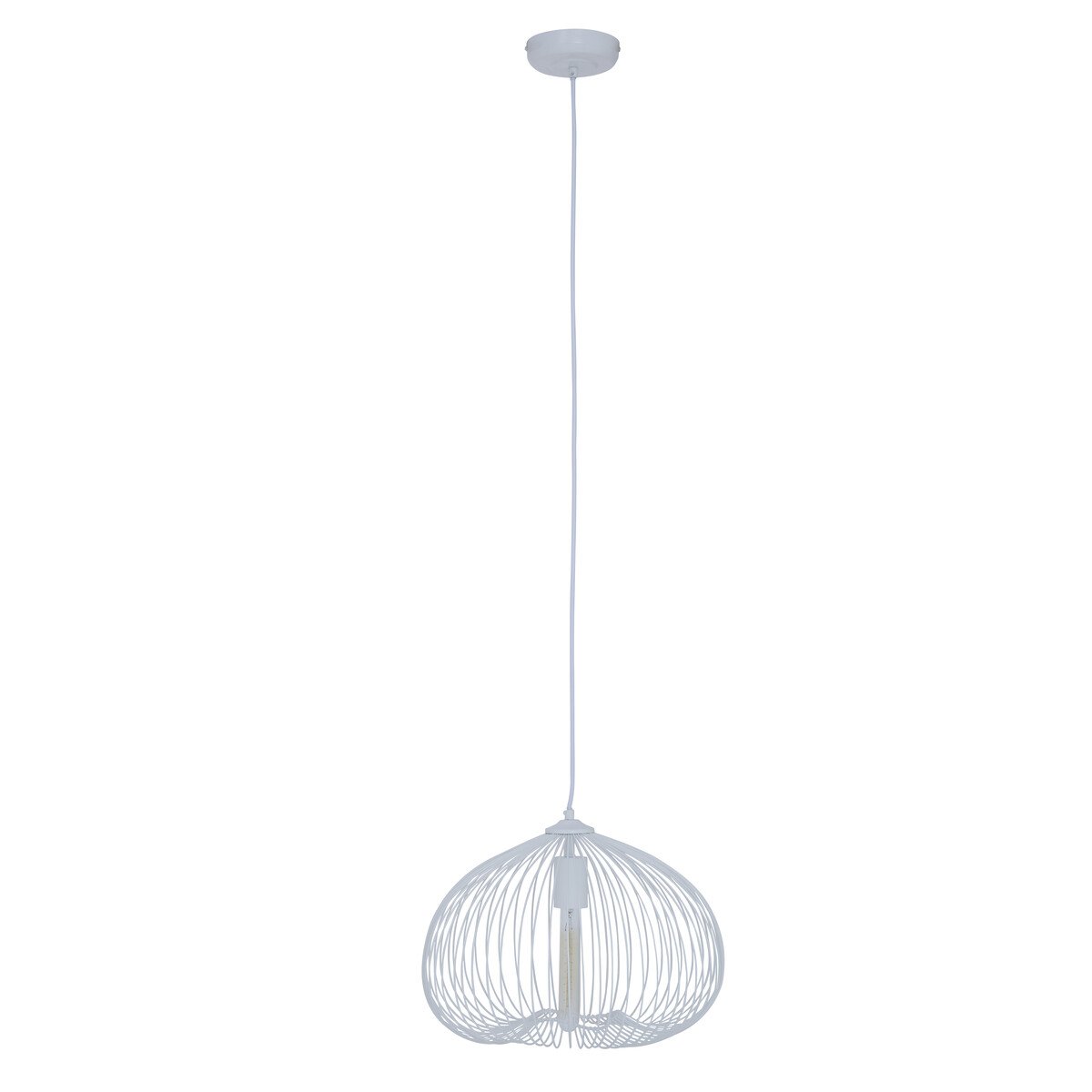 Orsina Lavis 1 Bulb Pendant Light - White