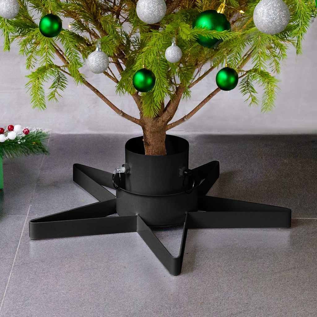 Walplus Christmas Tree Stand - Black - 47 x 47 x 13.5 cm