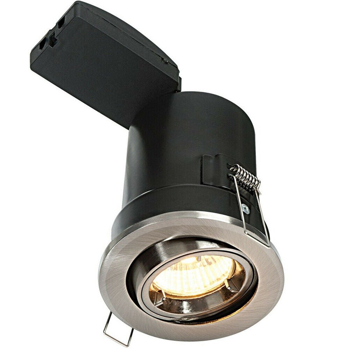 Loops Direct Shieldplus Die Cast Aluminium Downlight - Nickel