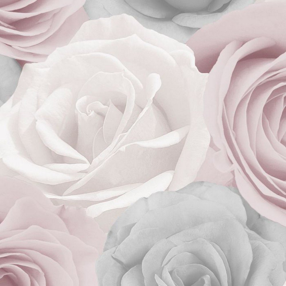 World Of Wallpaper Melany Roses Wallpaper - Pink