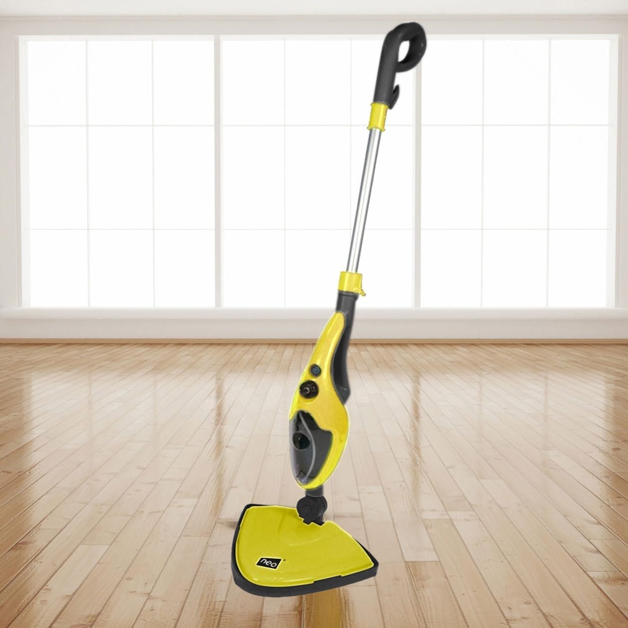 Neo 10 in 1 1500W Hot Steam Mop Cleaner and Hand Steamer - Yellow