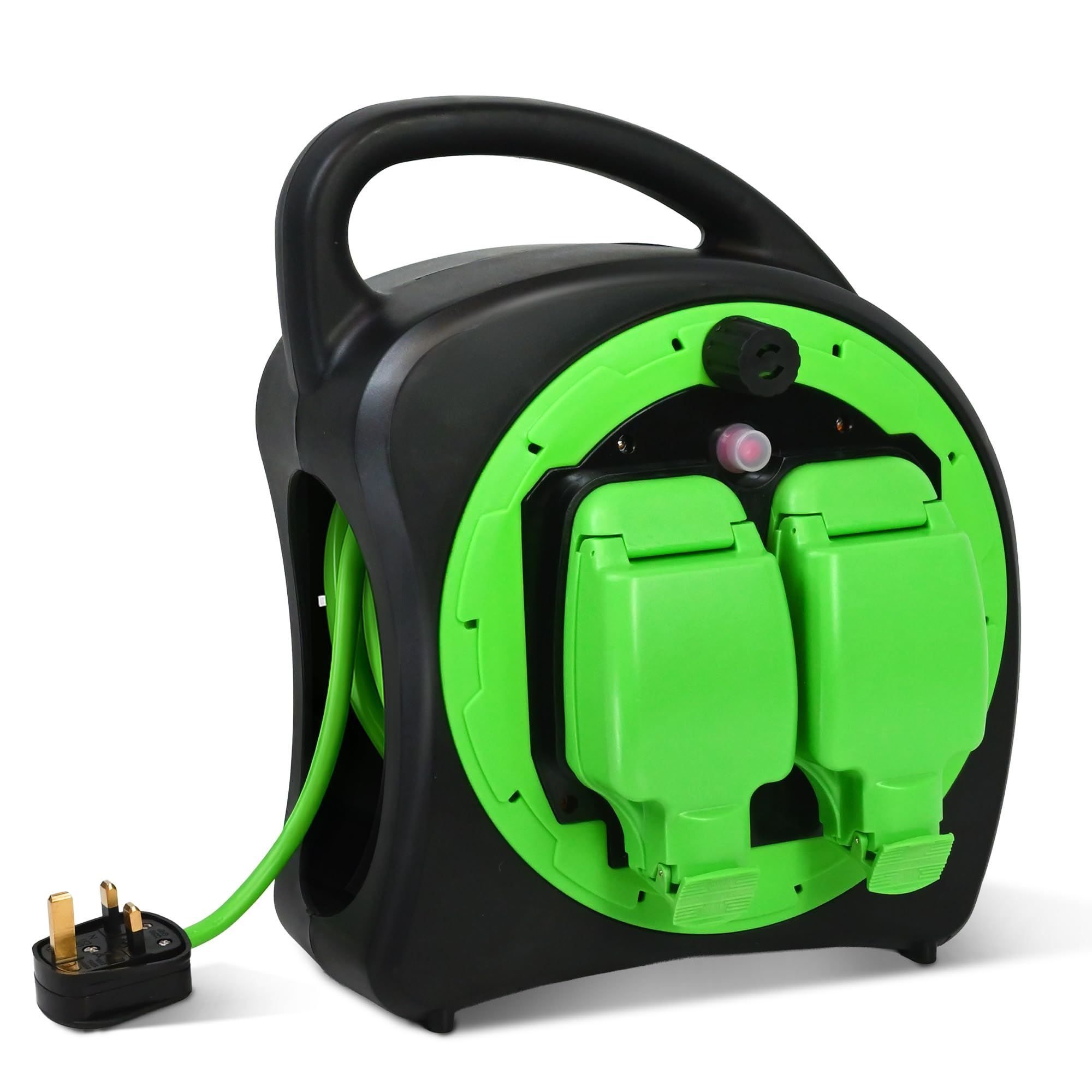 Desiretech Outdoor IP54 2 Socket Cable Reel - 20 Metre