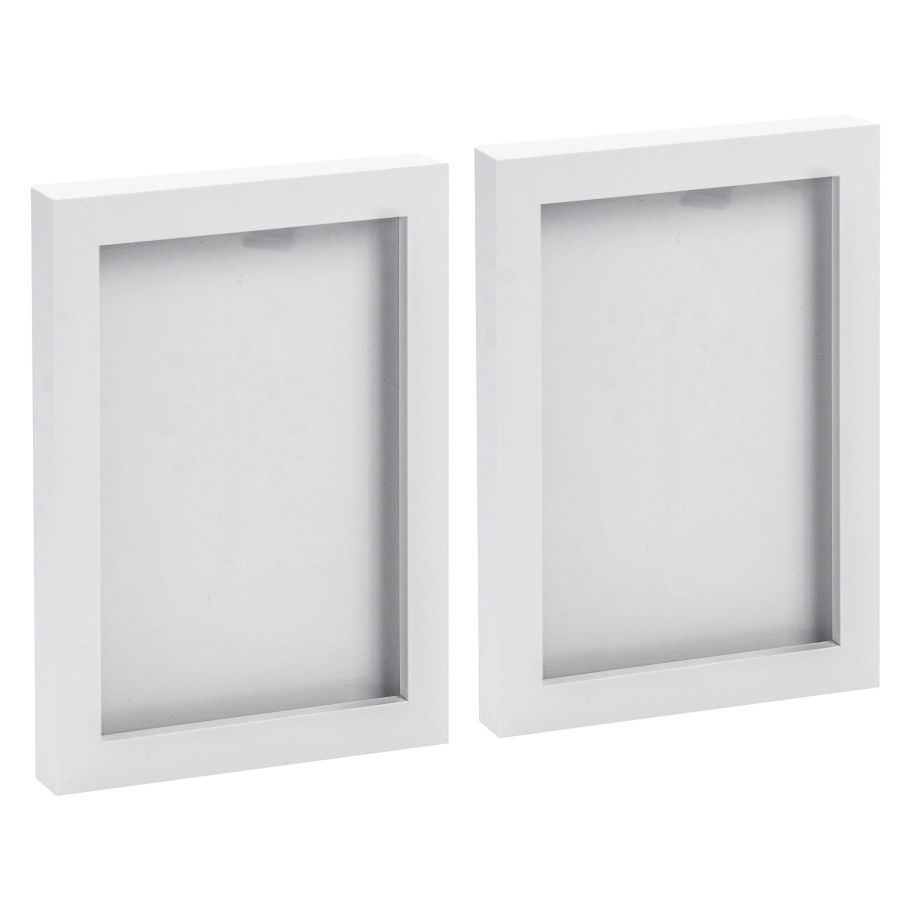 Nicola Spring Photo Frames 5" x 7" Set of 2 - White