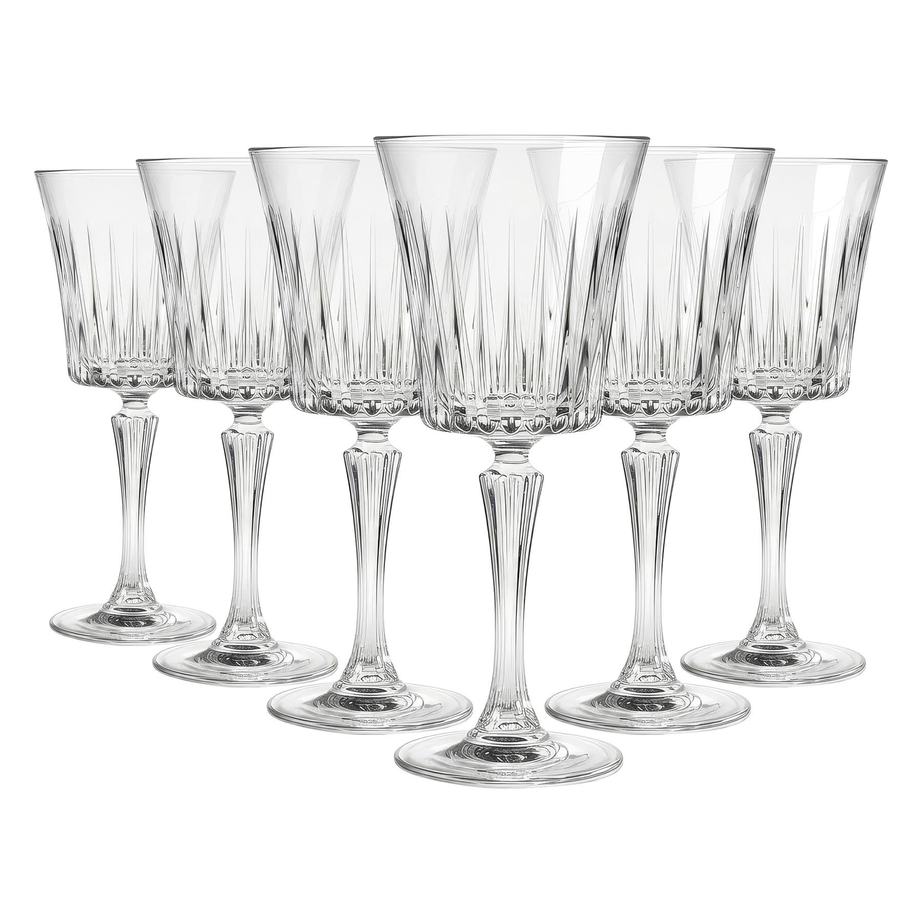 RCR Timeless Crystal Red Wine Glasses 300ml - Pack of 6