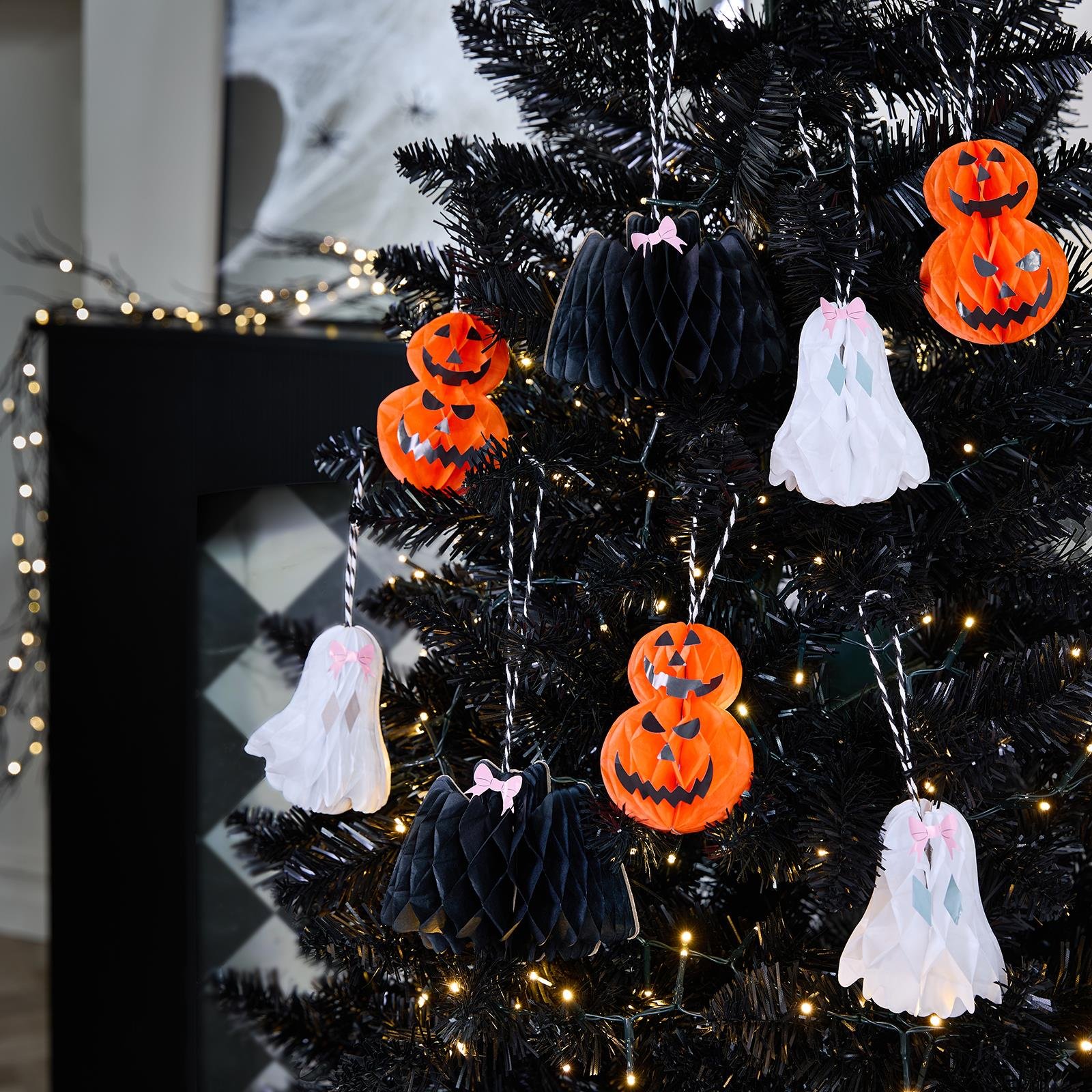 OHS 8 Pack Halloween Tree Decorations - Multi