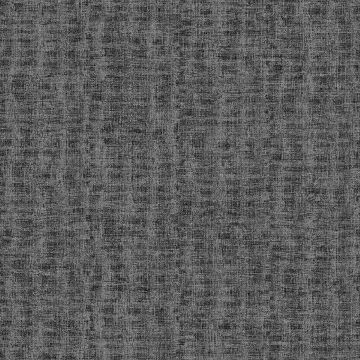 Muriva Darcy James Collection Linen Effect Textured Wallpaper - Black