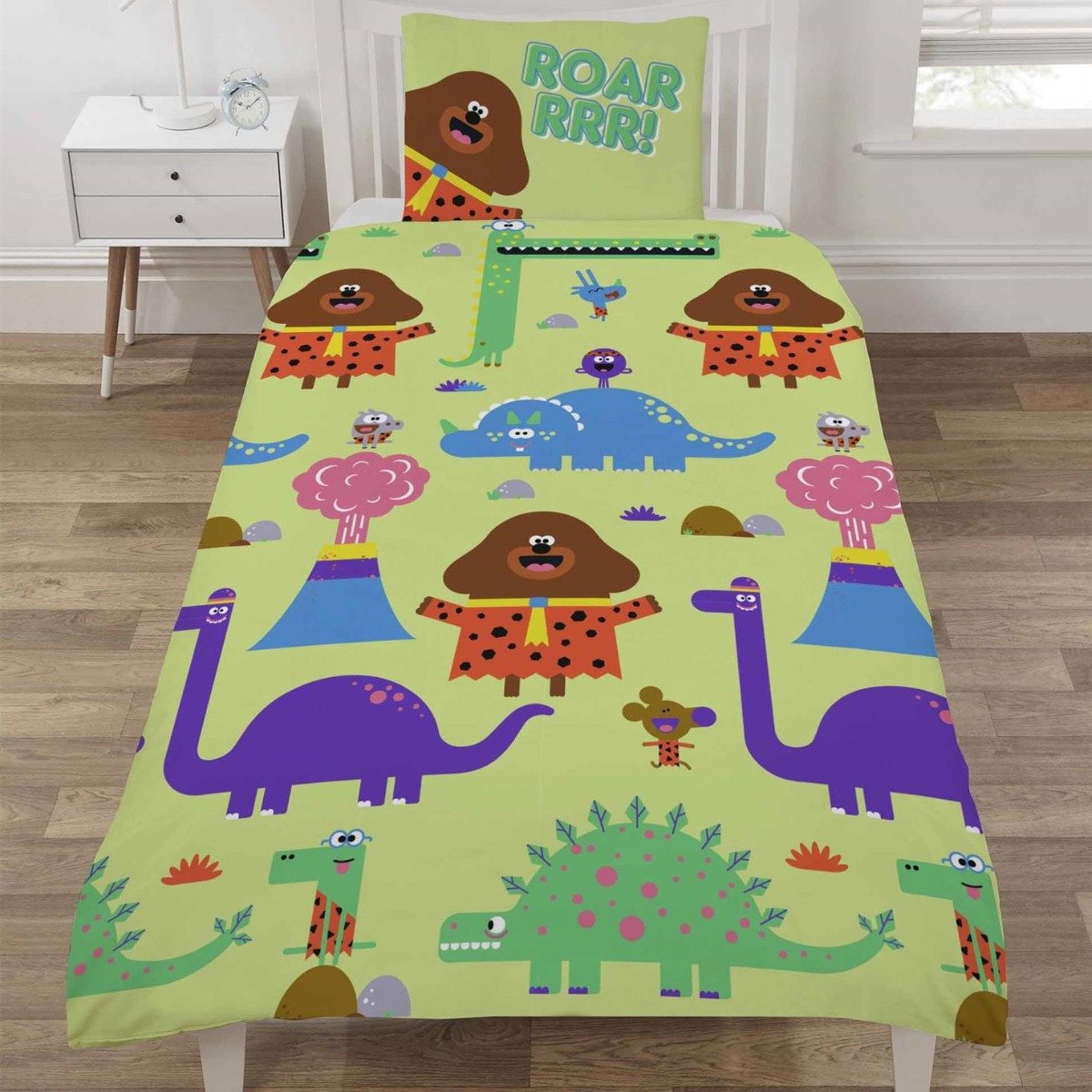 Hey Duggee Green Duvet Cover Set - Single