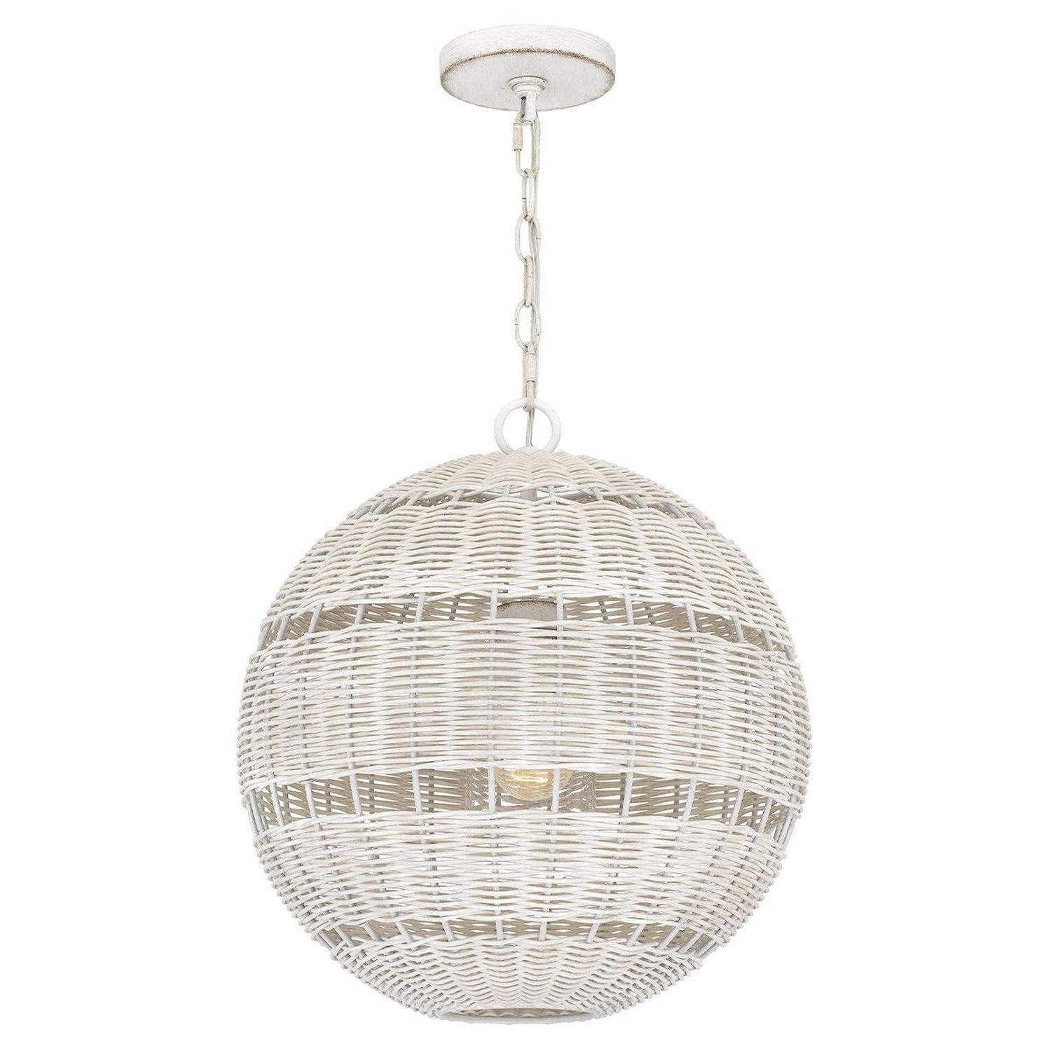 Elstead Quoizel Pendant Light - Antique white