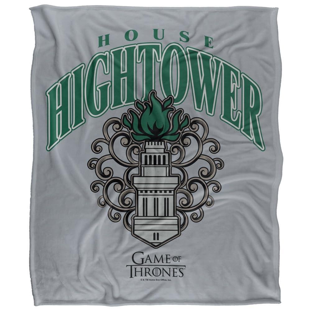 Game Of Thrones House Hightower Varsity Soft Touch Blanket - 147cm x 91cm