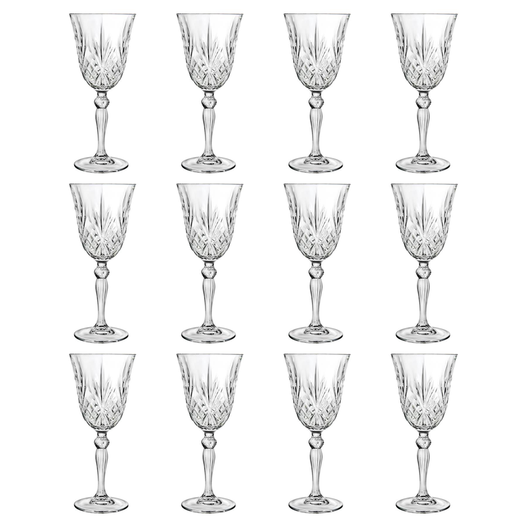 RCR Crystal Melodia White Wine Glasses 210ml - Pack of 12