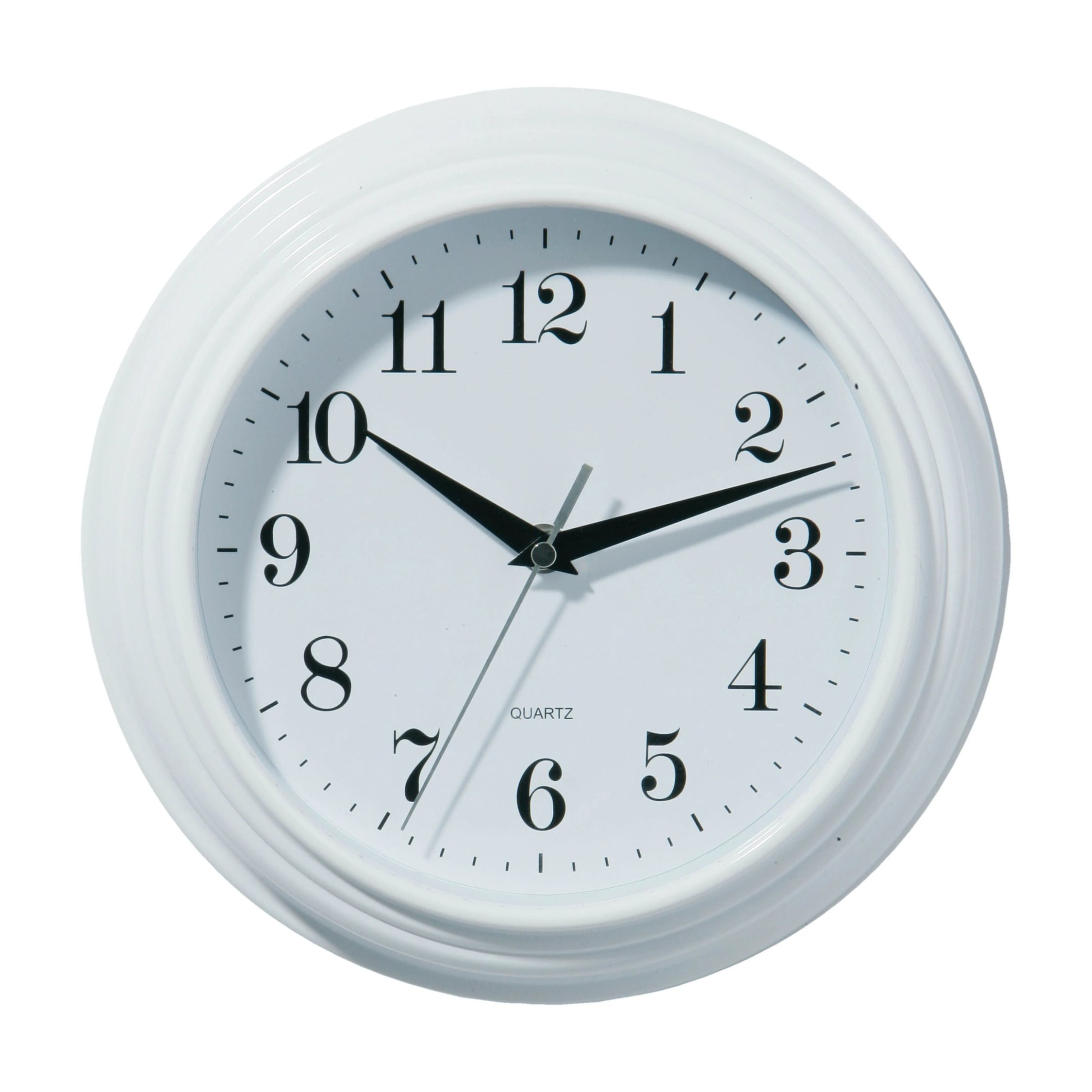 Orsina Pelham 25cm Dia Vintage Wall Clock - White