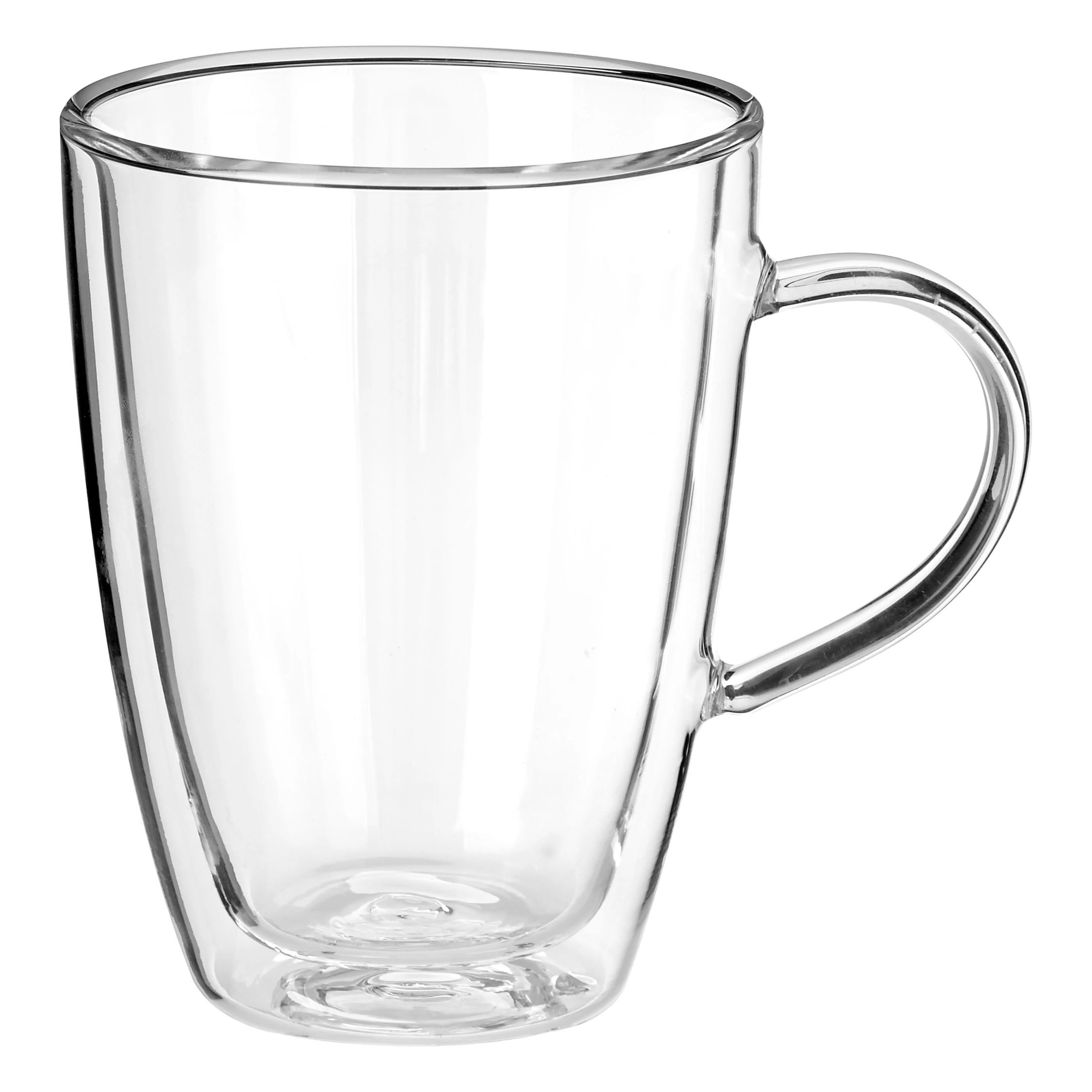 Orsina Amari Double Wall Glass Mug 330ml – Clear