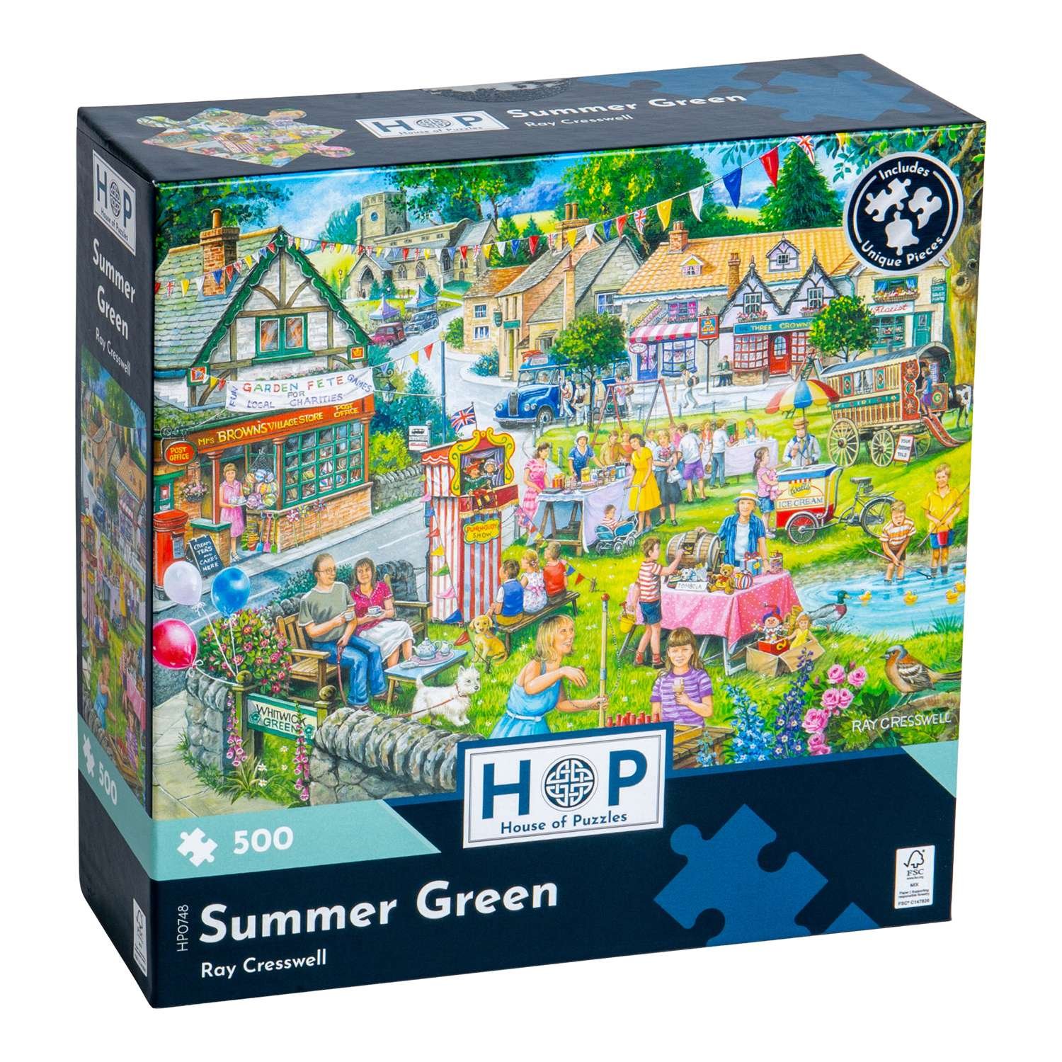 The House of Puzzles Summer Green 500 Piece Jigsaw Puzzle