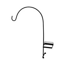Garden Pride Black Swan Neck Hanging Basket Post Bracket