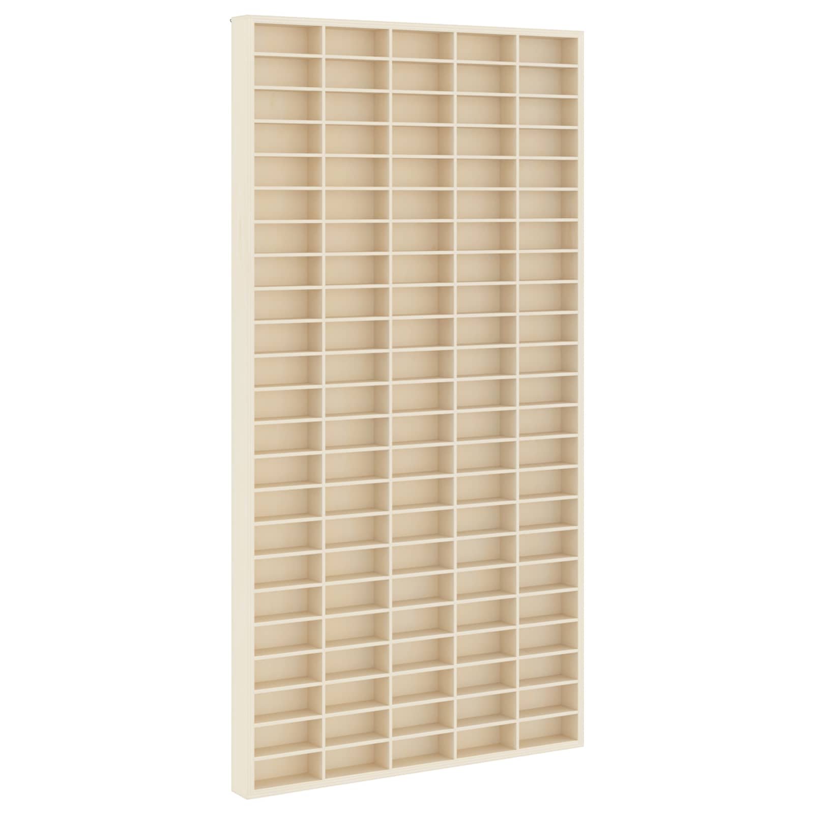 Walplus Engineered Wood Wall Display Case - Beige - 50 x 4.5 x 96 cm