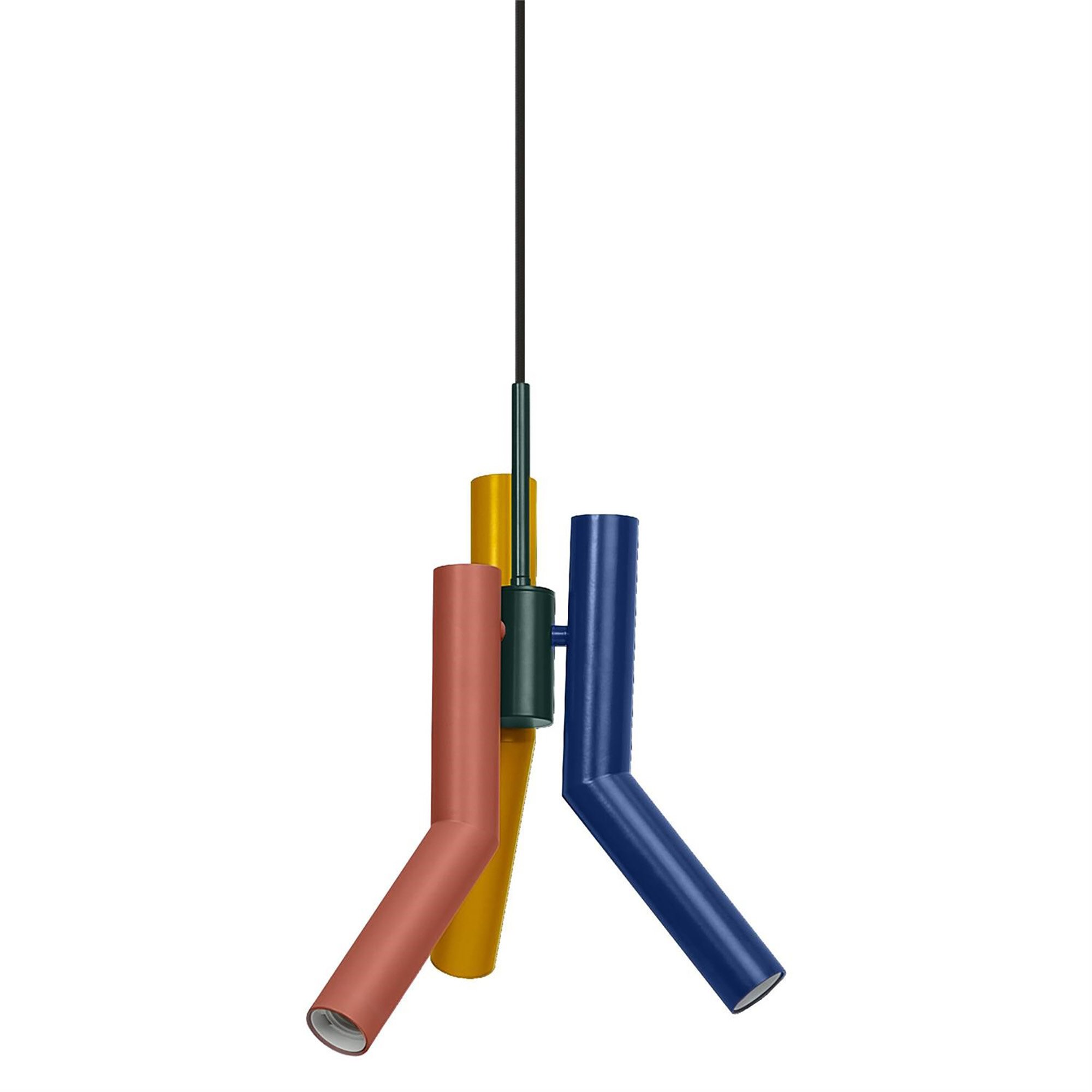 Osram Decor Straw 3 Light E27 15W LED Pendant Ceiling Light - Multicolour