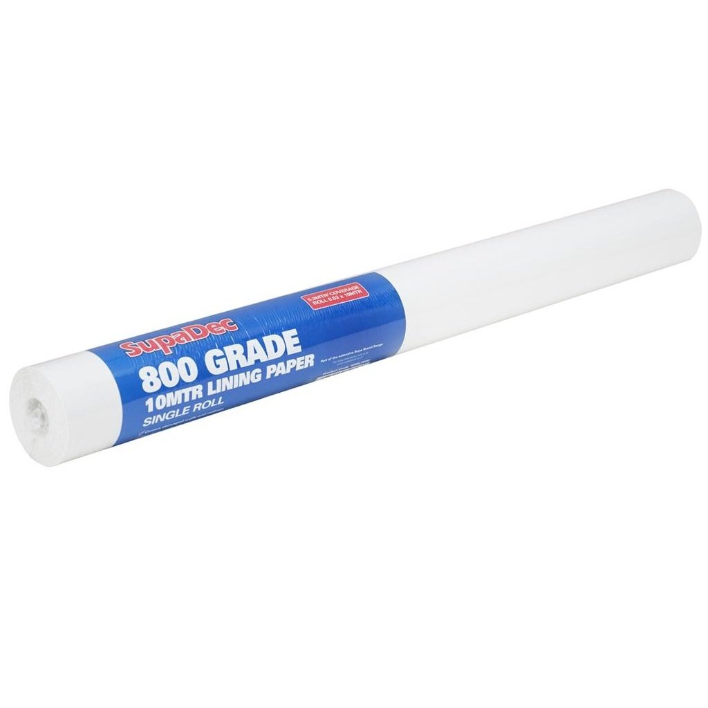 SupaDec 800 Grade Lining Paper - White