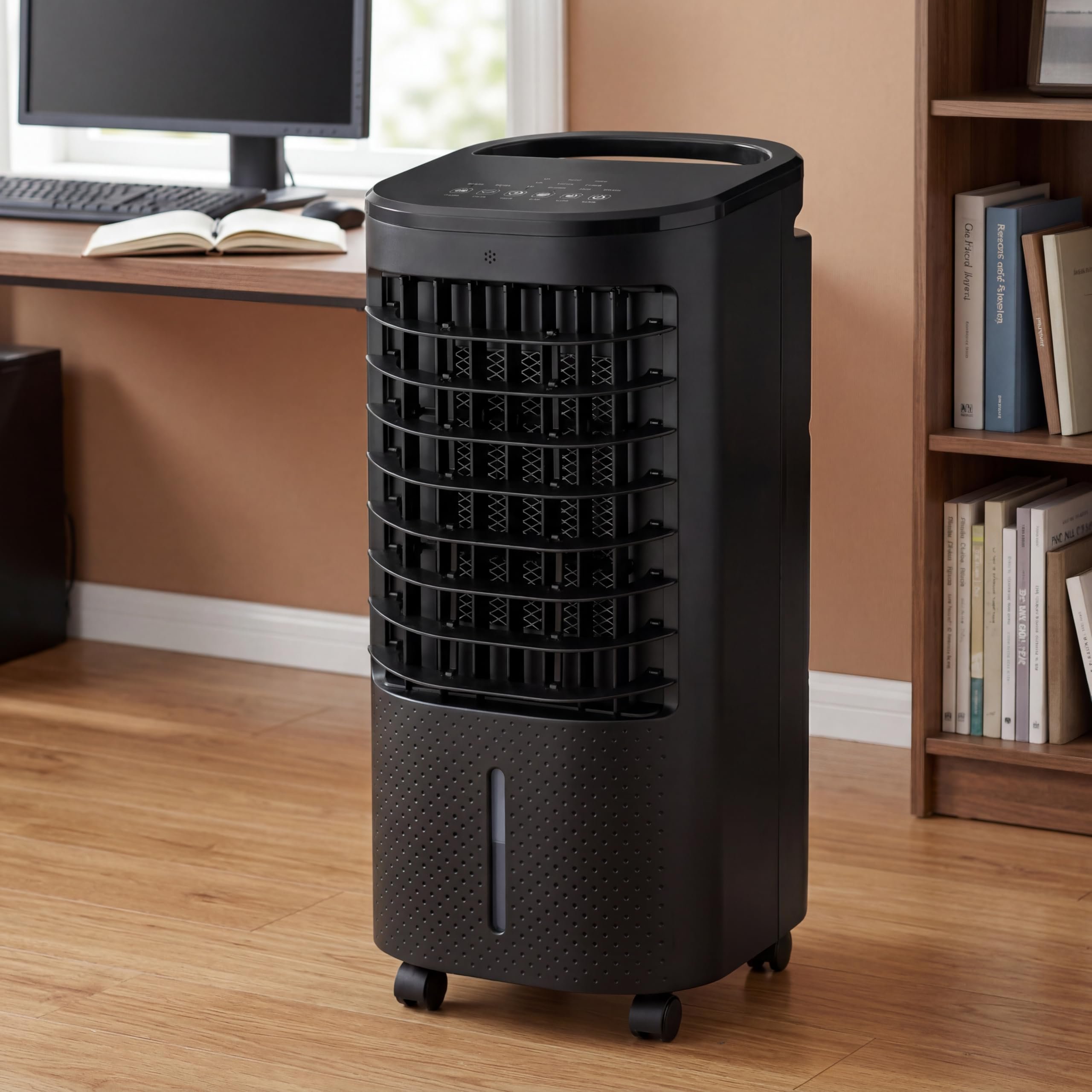 Air Pro 5L Air Cooler Large Water Container Touch & Remote Control - Black
