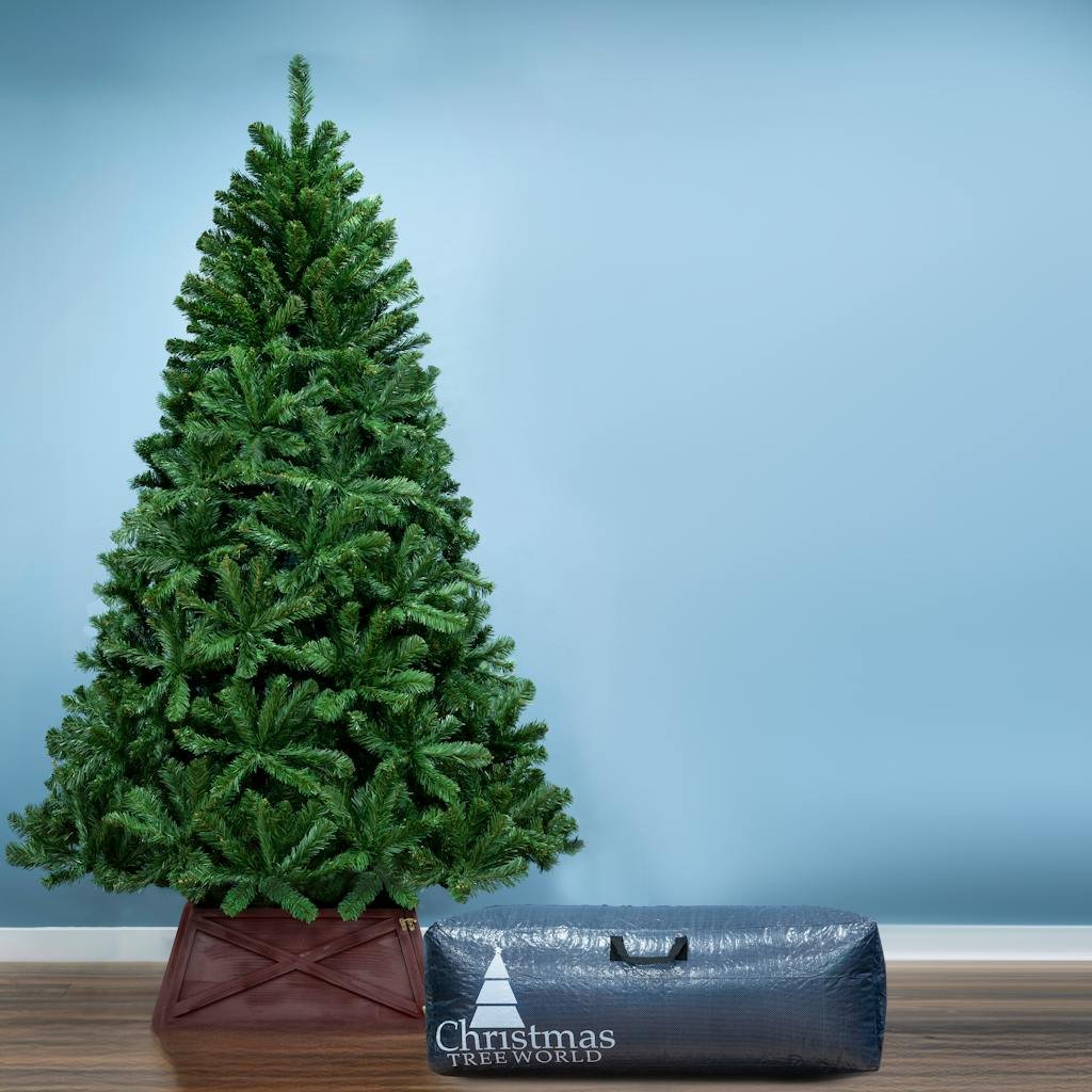 Christmas Tree World 7ft Arbor Vitae Fir Tree With Bag