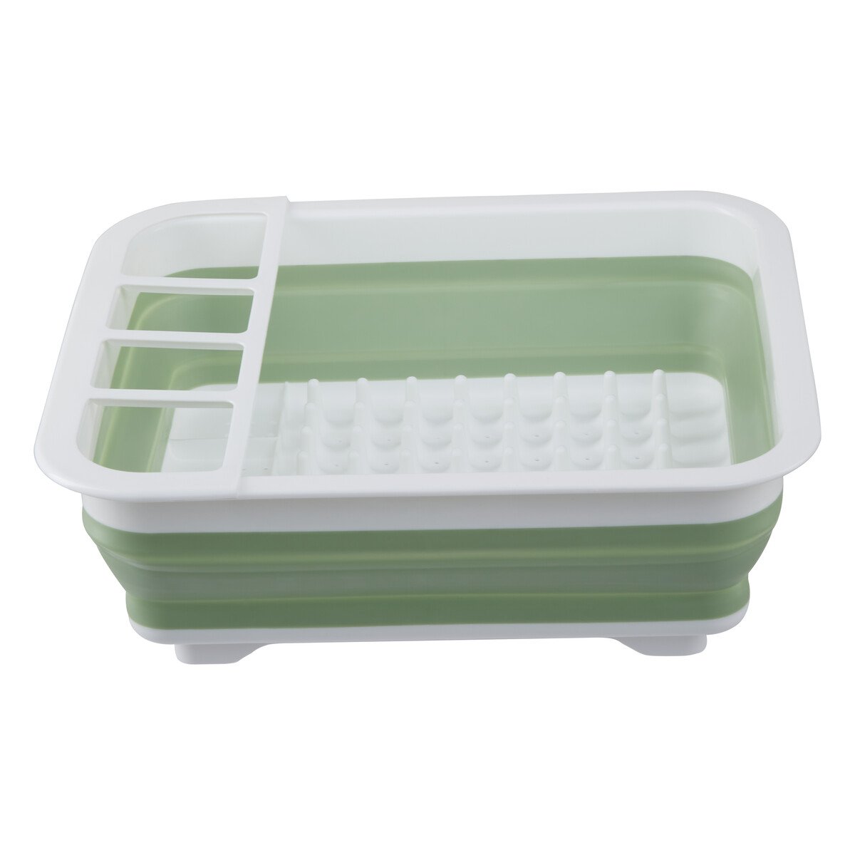 Orsina Umbria Collapsible Dish Rack - Green and White